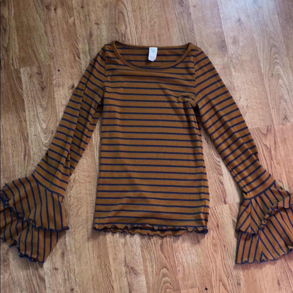 Free People Bell Sleeve Top